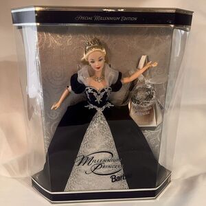 Rare Mattel Barbie Millennium Limited Edition Princess Doll Keepsake Ornament